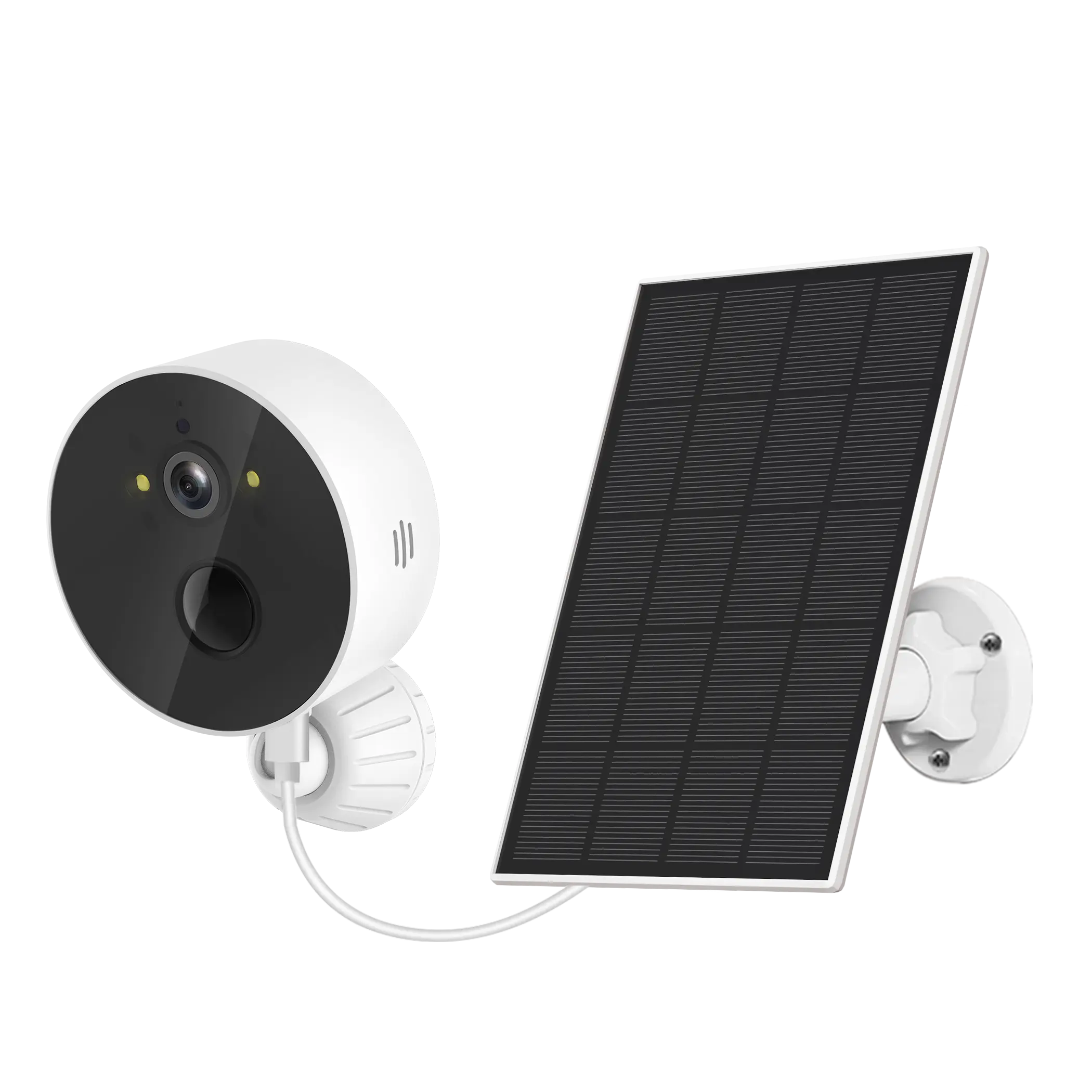 Vision nocturne extérieure et intérieure, caméra wifi ip hd pour animaux de compagnie, sécurité domestique sans fil 360 ptz, système de caméra de vidéosurveillance solaire