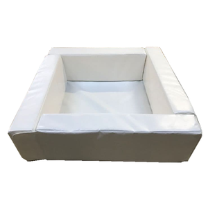 Trung Quốc Xám Trắng Bọt Vinyl Chơi Bóng Pit Tròn Vuông Khỏa Thân Chơi Bóng Pit Cho Thuê Đám Cưới Chơi Mềm Thiết Bị <span class=keywords><strong>Foam</strong></span> Pit - Product Image 5