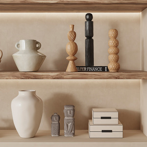 Vasi in Ceramica Irregolari Stile Nordico, Portacandele Creativi Circolari, Contenitori per Fiori per Arredamento Casa e Soggiorno - Product Image 2