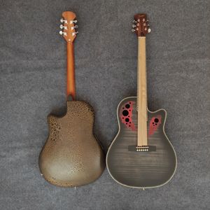 China fábrica <span class=keywords><strong>precio</strong></span> al por mayor color ovación <span class=keywords><strong>guitarra</strong></span> acústica eléctrica con pastilla - Product Image 3