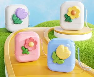 Nuevo estilo flores estilo Ins 4 colores juguete niños sello patrón personalizado <span class=keywords><strong>nombre</strong></span> Flash sello - Product Image 1