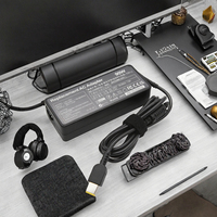 LE Charger Laptop Thinkpad 20V 4.5A 90W Baru dengan Proteksi OTP, Adaptor Daya AC dengan Konektor USB untuk Catu Daya Laptop