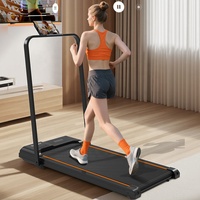 Nueva Cinta de Correr Plana, Pequeña e Inteligente para Interiores, Caminadora Eléctrica para Uso Doméstico Debajo del Escritorio