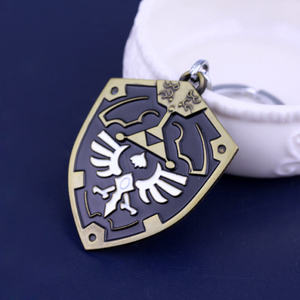 Top Grade Loạt Trò Chơi Huyền Thoại Của Zelda Keychain Kim Loại Hợp Kim Lá Chắn Men Keyring Chủ Cho Nam Giới Phụ Nữ Tốt Nhất Quà Lưu Niệm Quà Tặng - Product Image 4