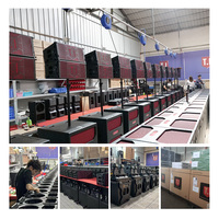 Nouveau design Haut-parleurs professionnels actifs pour l'extérieur, scène d'exposition, ligne de mariage Haut-parleurs professionnels passifs