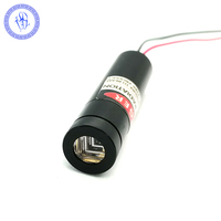 Module Laser à ligne de mise au point réglable, tête en cuivre rouge 5mw 650nm