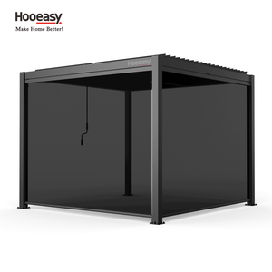 Hooeasy stores motorisés manuels <span class=keywords><strong>store</strong></span> enrouleur <span class=keywords><strong>à</strong></span> glissière écran latéral bioclimatique toit <span class=keywords><strong>à</strong></span> persiennes <span class=keywords><strong>pergola</strong></span> extérieure en aluminium - Product Image 6