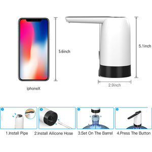 Dispensador de Agua Automático Portátil con Carga USB para Botellas de 5 Galones, Venta al Por Mayor - Product Image 5