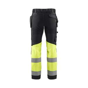 BLAKLADER - 155818119933D104 Pantalon haute visibilité avec stretch Noir/Jaune-EAN 7330509653883 HI-VIS WORKWEAR - Product Image 2