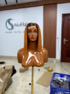 Bob <b>Wigs</b> Human Hair Super Double Drawn Vietnamese Silky Straight Lace <b>Wigs</b> <b>for</b> <b>Black</b> <b>Women</b> Cuticle Aligned Machine Double Weft - Product Image 6
