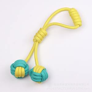 Juguete para morder de perro a la moda, Limpieza de dientes y molienda de dientes, juguete de cuerda para mascotas, juguete interactivo con nudo para mascotas - Product Image 4