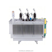 Transformateur de puissance triphasé immergé dans l'huile 10kV 250kVA Bobine à triple enroulement en cuivre 60Hz Utilisation industrielle et électronique