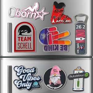 Imanes Personalizados para Refrigerador, Esmaltados, con Relieve, de Aleación de Zinc, Imanes 3D para Refrigerador, Logotipo Personalizado, Imán con Letras - Product Image 6