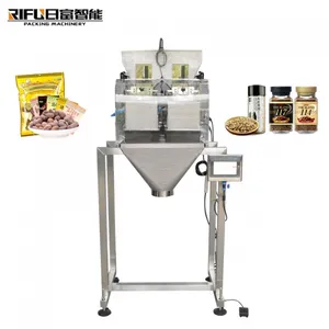 Automatic Double-head Electric Scale Potato Chips Candy Spice Granule Filling Machine