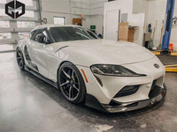 Lèvre de pare-chocs avant en fibre de carbone de style A pour Toyota Supra A90 A91 MkV lèvre de séparation avant