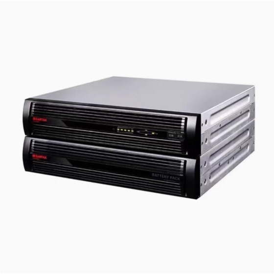 Santak C1KRS Rack Mount UPS 1KVA Single Phase On-line Battery Pack For Data Center Server Cabinet