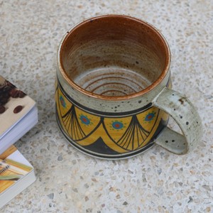 Thiết kế độc đáo phong cách sáng tạo thủ công cốc cà phê handmade hình dạng cốc gốm 375ml món quà kỳ nghỉ - Product Image 5