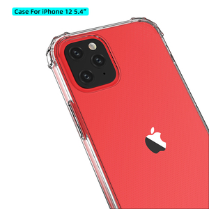 เคสโทรศัพท์มือถือแบบใส TPU 3 มิติ กันกระแทก พร้อมถุงลมนิรภัย ป้องกันรอบด้าน 360 องศา  วัสดุเจลนิ่ม สำหรับ iPhone 12 ป้องกันการตกกระแทก ปกป้องเลนส์ - Product Image 2