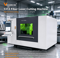 Machine de découpe laser à fibre fermée 1313 avec source laser IPG pour la découpe de métaux et de non-métaux