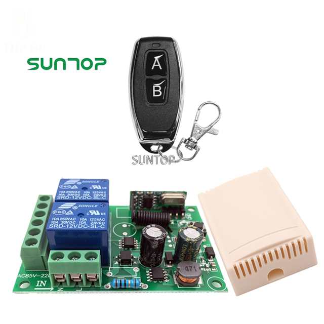 433mhz Universal Wireless Remote Control Switch Motor AC220V Controller Reverse Forward 220V Remote Control Switch