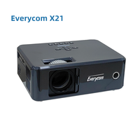 Projecteur vidéo Pico Everycom X21 Mini 1080P WIFI Smart LED LCD Android pour cinéma maison mobile