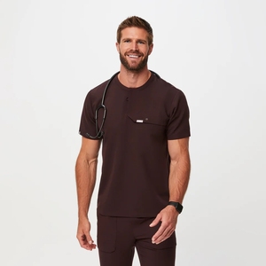 Maßgeschneiderte Dehnbare Herren-Kasacks Uniformen Sets Spandex-Kasacks Uniformen Sets Modische <span class=keywords><strong>Spa</strong></span>-Schönheitssalon Unisex-Kasacks Uniformen <span class=keywords><strong>Set</strong></span> - Product Image 1