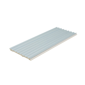 Panneaux muraux PS imitation bois, panneaux à lattes cannelées, revêtement décoratif intérieur, installation facile, imperméable, 120x9mm - Product Image 5