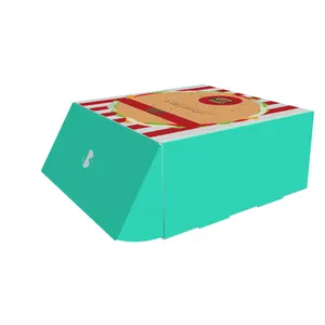 工厂制造汉堡纸盒其他，纸包装折叠一次性零食快餐汉堡纸板盒/