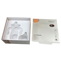 Boîte d'emballage en carton rigide avec laminage brillant personnalisé OEM pour produits pour bébés avec biberon et sucette en cadeau