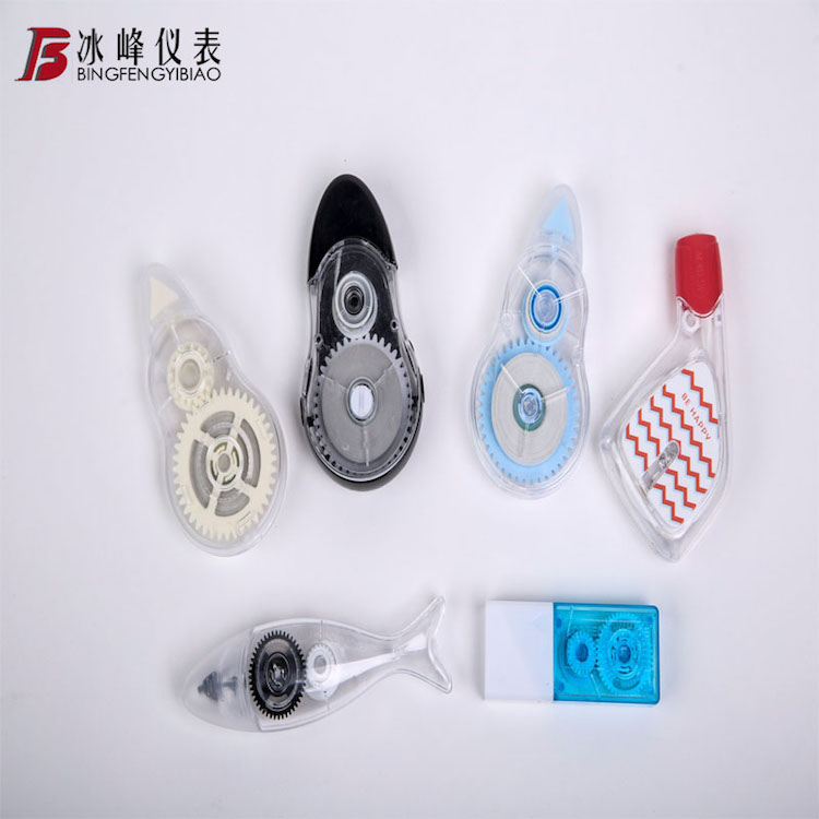 Экологически чистая, желтая, черная, напечатанная на заказ многоразовая пластиковая недорогая Корректирующая лента