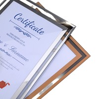 Cadre de présentation en verre A4 pour certificats, diplômes, photos, documents et brevets