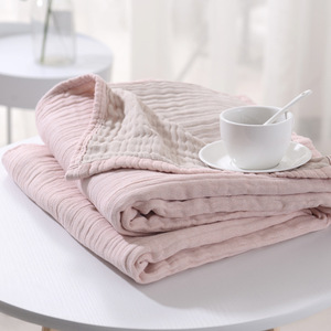 100% semplice cotone 4 strati ispessito <span class=keywords><strong>velo</strong></span> morbido primavera/estate condizionatore d'aria coperta asciugamano - Product Image 4