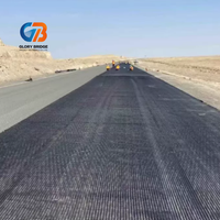 Géogrille à haute résistance à la traction de 30-50 kN/m pour le renforcement stable des sous-sols des routes municipales et des autoroutes