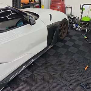 विज्ञापन शैली कार्बन फाइबर साइड बम्पर साइड स्कर्ट स्प्लिटर फेंडर टोयोटा सुप्रा ए 90 ए 91 mk5 बॉडी किट - Product Image 5