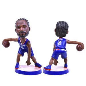 Groothandel Op Maat 3d Bobble Head Hars Materiaal Kunstmatige Beeldje Oem Schudden Poppen Voor Huisdecoratie En Souvenirs