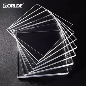 แผ่นอะคริลิคใส GORLDE แผ่น<span class=keywords><strong>พลาสติก</strong></span>ใสแบบหล่อขึ้นรูป สำหรับงานประดิษฐ์ กรอบรูป งาน DIY และงานจัดแสดง - Product Image 1
