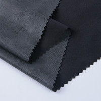 Fabricant sur mesure de tissu en cuir, matériau en cuir, 35% PU, 65% polyester, impression, microfibre, simili cuir pour robe femme