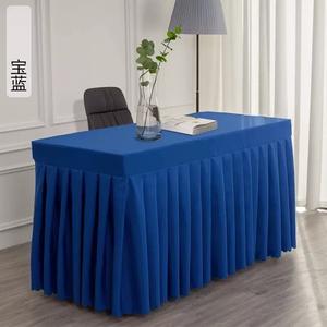 Custom 6 <b>Feet</b> Square 100% Polyester Woven Spandex Washable <b>Table</b> Cover for Weddings Events Hotels Outdoor Branding Applications - Product Image 1