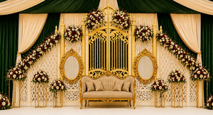 Dreamy Elegant Detachable <b>Wedding</b> Gate <b>Frame</b> Reception Stage Decor Customized Size Lightweight Manufacturer Exporter Wholesale - Product Image 3