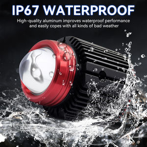 Faros Delanteros LED de Doble Color, Mini Foco Auxiliar para Motocicleta, Blanco y Amarillo, IP67, 6000K, 9-36V, para Autos - Product Image 5