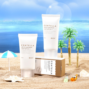 IREV SPF50+ Centella Asiatica Light <strong>Sunscreen</strong> Centella Asiatica Extract Soothes and Moisturizes Uv Protective <strong>Sunscreen</strong> SPF50+ - Product Image 1