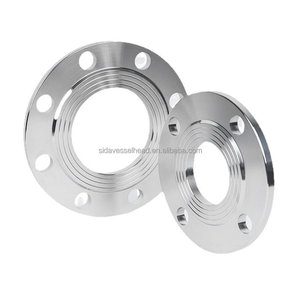 Bride plate de soudage à surface polie en acier inoxydable/acier au carbone/acier allié, connexion par soudure à queue de lapin, <span class=keywords><strong>face</strong></span> d'étanchéité pour la chaleur - Product Image 2