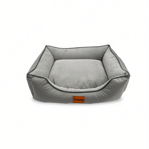 ที่นอนสัตว์เลี้ยงยอมมี่ สีเทา เบาะนุ่ม สำหรับใส่ในกรงสุนัข ขนาด S M L กันน้ำ พื้นกันลื่น - Product Image 1