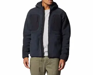 Xiamen OEM Custom Men Sherpa Fleece Jacket High Quality Outdoor Men Wear Sherpa Fleece Jacket