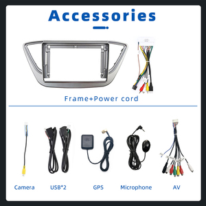 Radio de coche <span class=keywords><strong>Android</strong></span> 13 DE 9 pulgadas para Hyundai Verna Accent 2017-2021 Carplay <span class=keywords><strong>Android</strong></span> Auto WIFI BT GPS sistema Multimedia de coche - Product Image 3