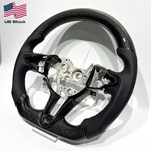 Volante Deportivo de Fibra de Carbono en Stock en el Almacé<span class=keywords><strong>n</strong></span> de EE. UU., Entrega en 7 Días, Compatible con <span class=keywords><strong>Hyundai</strong></span> Elantra <span class=keywords><strong>N</strong></span> e I30N - Product Image 4