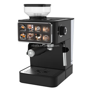 Aifa Professional tous les 4 en 1 Machine à café automatique commerciale Machine à expresso Broyeur de grains intégré avec mousseur à lait - Product Image 5