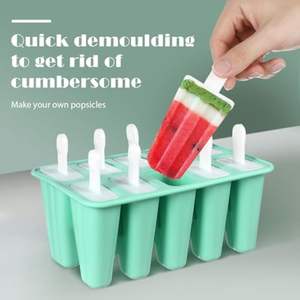 Molde de Silicona para Helados de 4/610 Cavidades, Antiadherente, Reutilizable, para Hacer Paletas de Hielo Caseras, Libre de BPA - Product Image 5