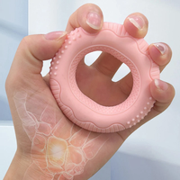 Anillo de Agarre de Silicona Ajustable para Ejercicios de Fuerza de Brazos, Entrenador de Dedos y Antebrazos, Expansor Carpal para Gimnasio y Fitness