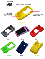 Étui personnalisable en silicone antichoc pour système POS Verifone VX675, accepte les formes personnalisées